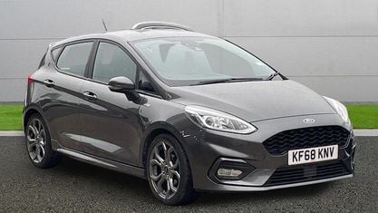 Usado Ford Fiesta ST-Line 125 CV (91 kW) 2019 Gris Utilitario