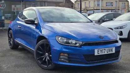 Used VW Scirocco Black Edition 150 HP (110 kW) 2017 Blue Coupe