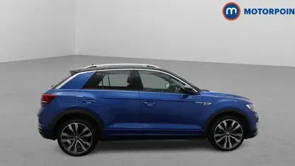 Used VW T-Roc R-line 150 HP (110 kW) 2021 Blue SUV