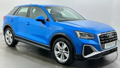 Used Audi Q2 S-Line 150 HP (110 kW) 2021 Blue SUV