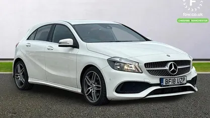 Used Mercedes A180 Executive 122 HP (89 kW) 2018 White Hatchback