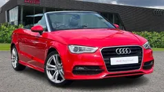 Red Used 2015 Audi A3 Cabriolet S-Line Cabriolet | £11,082 (Fair price)