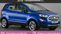 Blue Used 2018 Ford Ecosport Titanium SUV | £11,897 (Fair price)