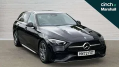 Black Used 2022 Mercedes C200 AMG line Estate | £26,839 (Good price)