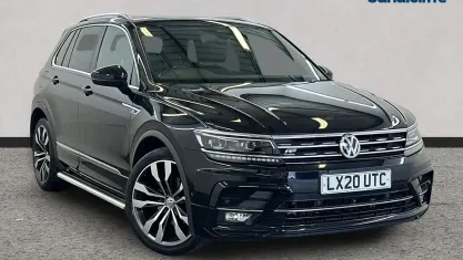 Used VW Tiguan R-line 150 HP (110 kW) 2020 Black SUV
