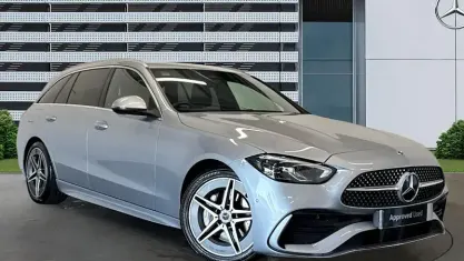 Used Mercedes C200 AMG line 204 HP (150 kW) 2024 Silver Estate
