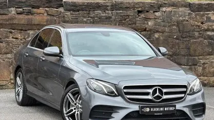 Used Mercedes E220 AMG line 194 HP (142 kW) 2019 Grey Sedan