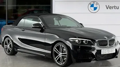 Used BMW 218 M Sport 136 HP (100 kW) 2020 Black Cabriolet