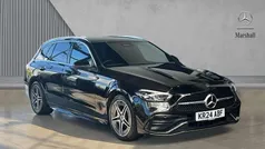 Black Used 2024 Mercedes C200 AMG line Estate | £29,480 (Good price)