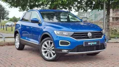 Blue Used 2021 VW T-Roc SEL SUV | £22,299 (Fair price)