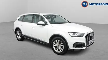 White Used 2022 Audi Q7 Sport SUV | £36,349 (Good price)