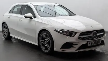 White Used 2019 Mercedes A200 AMG line Hatchback | £14,700 (Fair price)