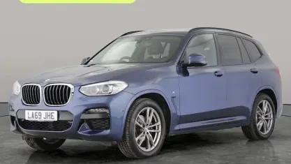 Begagnad BMW X3 M Sport 190 HK (139 kW) 2019 Blå SUV