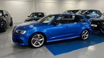 Used Audi S3 Sportback Black Edition 310 HP (228 kW) 2018 Blue Hatchback