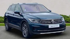 Blue Used 2022 VW Tiguan Elegance SUV | £27,631 (Fair price)