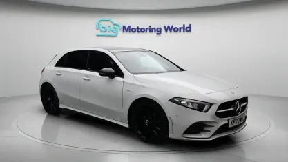 Used Mercedes A200 Exclusive 150 HP (110 kW) 2020 White Hatchback