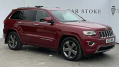 Red Used 2015 Jeep Grand Cherokee Overland SUV | £10,995 (Fair price)