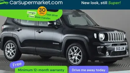 Usado Jeep Renegade Longitude 120 HP (88 kW) 2021 Preto SUV