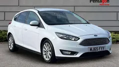 White Used 2015 Ford Focus Titanium Hatchback | £6,995 (Fair price)