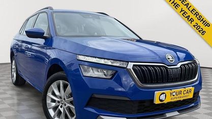 Begagnad Skoda Kamiq SE 95 HK (69 kW) 2022 Blå SUV