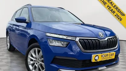 Used Skoda Kamiq SE 95 HP (69 kW) 2022 Blue SUV