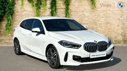 Used BMW 118 M Sport 140 HP (102 kW) 2020 White Hatchback