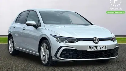 Used VW Golf VII GTE 245 HP (180 kW) 2020 Silver Hatchback