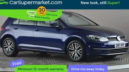 Second-hand VW Golf VII SE 116 CP (85 kW) 2017 Albastru Hatchback