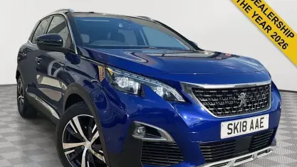 Begagnad Peugeot 3008 GT-line 165 HK (121 kW) 2018 Blå SUV