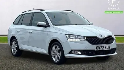 Used Skoda Fabia SE 95 HP (69 kW) 2021 White Estate