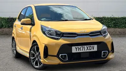 Used Kia Picanto GT-Line S 101 HP (74 kW) 2021 Yellow Hatchback