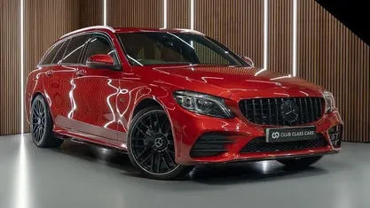 Used 2021 Mercedes C300e AMG line Estate | £16,995 (Good price)