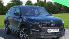 Black magic pearl effect Used 2022 Skoda Kodiaq SportLine SUV | £28,995 (Fair price)