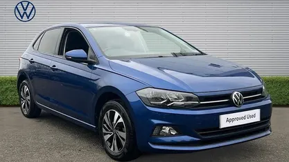 Used VW Polo Match 95 HP (69 kW) 2021 Blue Hatchback