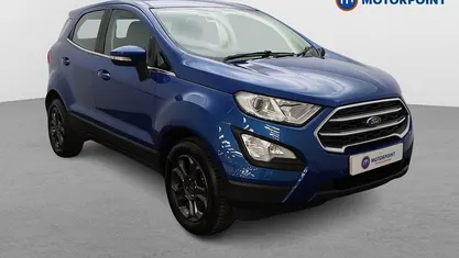 Used Ford Ecosport Zetec 125 HP (91 kW) 2018 Blue SUV