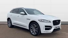 White Used 2018 Jaguar F-Pace R-Sport SUV | £15,499 (Fair price)