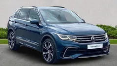 Blue Used 2021 VW Tiguan R-line SUV | £20,393 (Good price)