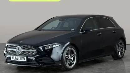 Used Mercedes A220 AMG line 190 HP (139 kW) 2019 Black Hatchback