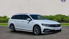 White Used 2020 VW Passat R-line Estate | £21,980 (Expensive)