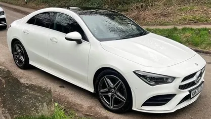 Used Mercedes CLA220 AMG Line Premium Plus 190 HP (139 kW) 2021 White Sedan