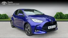 Juniper blue Used 2025 Toyota Yaris Hybrid Design Hatchback | £21,290 (Good price)