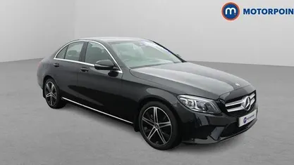 Black Used 2019 Mercedes C200 Sedan | £17,799 (Fair price)