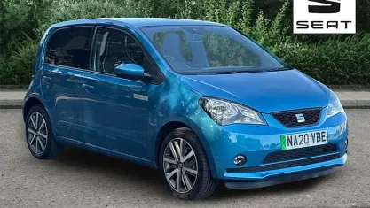 Used Seat Mii Electric 61 kW (83 HP) 2020 Blue Hatchback