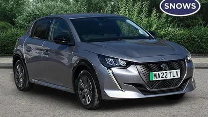 Used Peugeot e-208 Allure Premium 100 kW (136 HP) 2022 Grey Hatchback