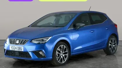 Käytetty Seat Ibiza XCELLENCE 110 HP (80 kW) 2023 Sininen Viistoperä
