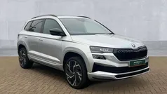 Brilliant silver metallic Used 2024 Skoda Karoq SportLine SUV | £24,490 (Good price)