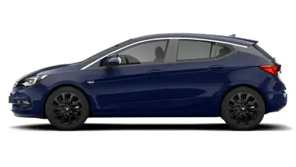 Used Vauxhall Astra Elite 150 HP (110 kW) 2018 Darkmoon blue Hatchback