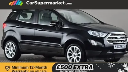 Black Used 2022 Ford Ecosport Titanium SUV | £11,197 (Fair price)