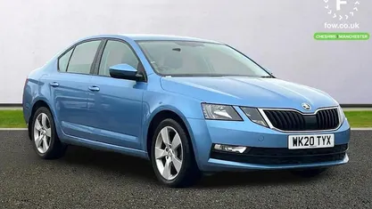 Used Skoda Octavia SE Drive 116 HP (85 kW) 2020 Blue Hatchback
