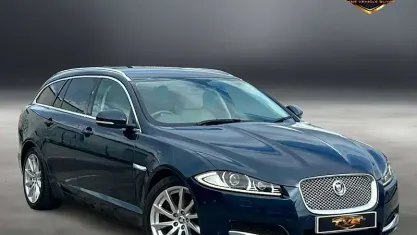 Used Jaguar XF Premium Luxury 241 HP (177 kW) 2013 Blue Estate
